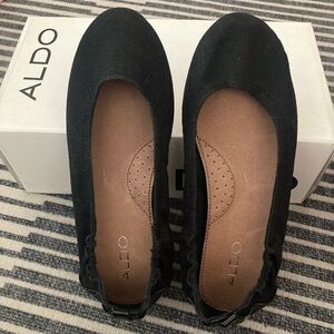 ALDO Black Flats | Size 38 EU / 7.5 US | New with Box